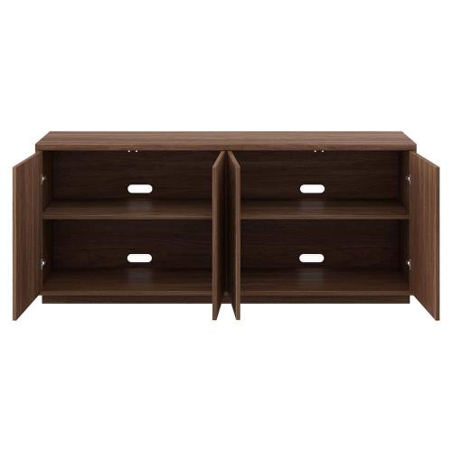 Meyer&Cross Alston Satin Walnut MDF 68 in. Buffet Table