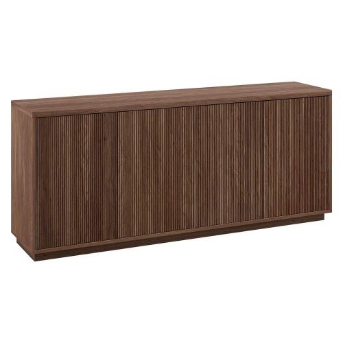 Meyer&Cross Alston Satin Walnut MDF 68 in. Buffet Table