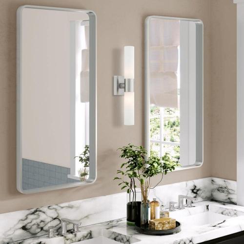 Aspen 2 Light Brushed Nickel ADA Bath Vanity