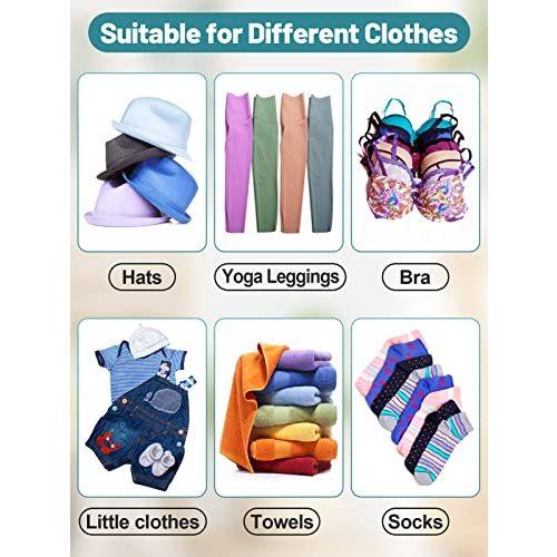 2 Pack Leggings Organizers for Closet Legging Hangers Holders Stainless Steel Pant Organizers with10 Clips for Yoga T-Shirts Tights Gym Clothes Closet Organizers and Storage