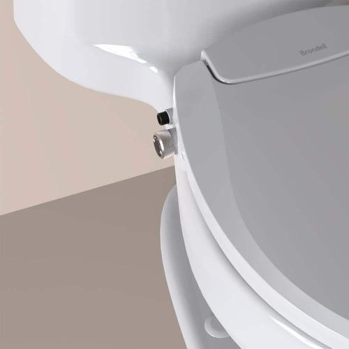 Swash Ecoseat Non-Electric Bidet Seat for Round Toilet in White