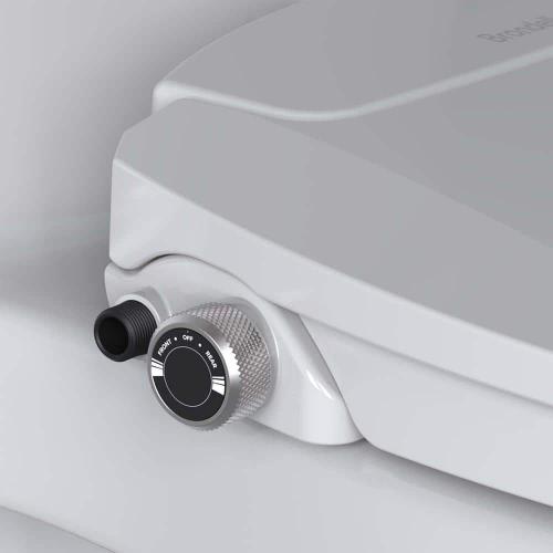 Swash Ecoseat Non-Electric Bidet Seat for Round Toilet in White