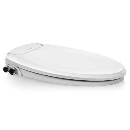 Swash Ecoseat 102-Non-Electric Bidet Seat for Round Toilets with Warm Water Washes in White
