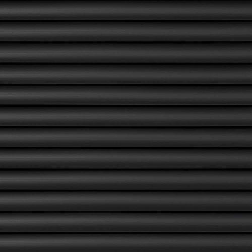 ACHIM GII Morningstar Black Cordless Light Filtering Vinyl Mini Blind with 1 in. Slats 34 in. W x 64 in. L