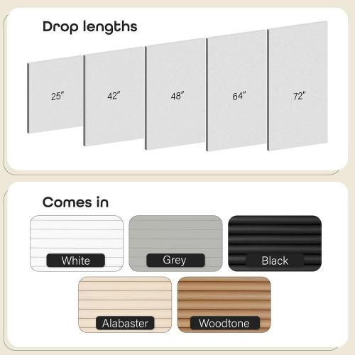 ACHIM GII Morningstar Black Cordless Light Filtering Vinyl Mini Blind with 1 in. Slats 34 in. W x 64 in. L