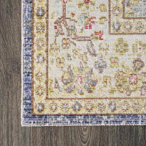 Alba Modern Faded Peshawar Gray/Ivory 2 ft. x 8 ft. Runner Rug