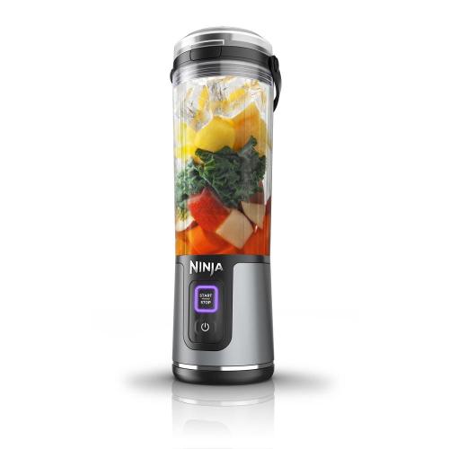 Blast 18 oz. Single Speed Portable Blender for Shakes & Smoothies, BPA Free, Rechargable, Dishwasher Safe Parts in Black