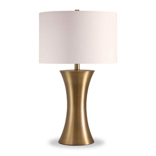 Quince 24-1/4 in. Antique Golden Brass Table Lamp
