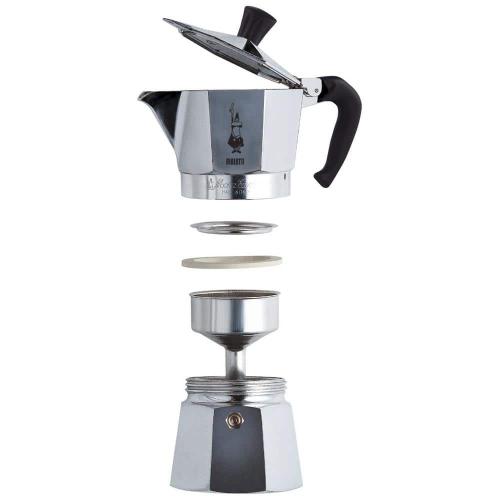 Bialetti Moka Express 6 Cup Aluminum Stove Top Kettle Coffee Maker Press