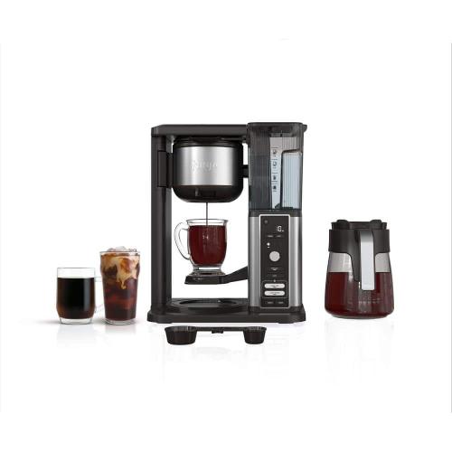 Hot and Iced Xl Coffee Maker W/ Rapid Cold Brew, 4-Brew Styles, Single-Serve Brewing, 12-Cup Glass Carafe, 8-Brew Sizes