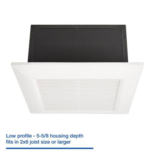 WhisperFit DC, Pick-A-Flow 50,80,110 CFM ENERGY STAR Quiet Ceiling Bathroom Exhaust Fan w/Flex-Z Fast Install Bracket