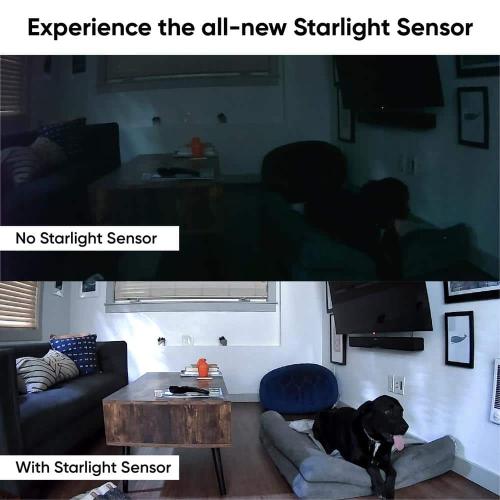 1080p Pan/Tilt/Zoom v2 Indoor Wired Wi-Fi Smart Home Security Camera Color Night Vision, 2-Way Audio, Alexa/Google Ready