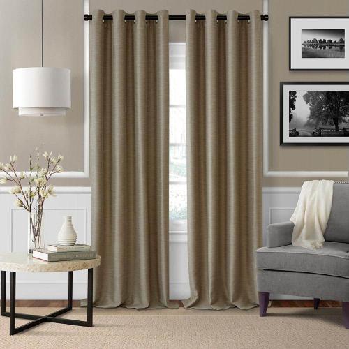 Serena 28 in. - 48 in. Single Curtain Rod in Antique Black with Finial