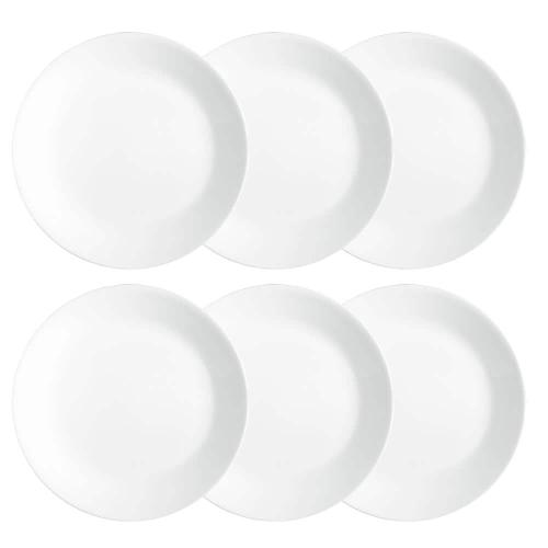 Classic 10.25-In Dinner Plates Winter Frost White (Set of 6)