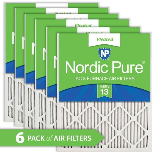 16 in. x 25 in. x 1 in. Ultimate Pleated MERV 13 Air Filter (6-Pack) ‼️unused‼️