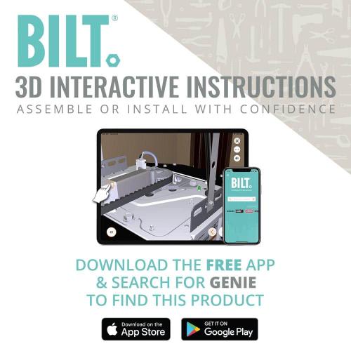 Genie Signature Series 1-1/4 HPc Ultra-Quiet Belt Drive Garage Door Opener with Battery Backup