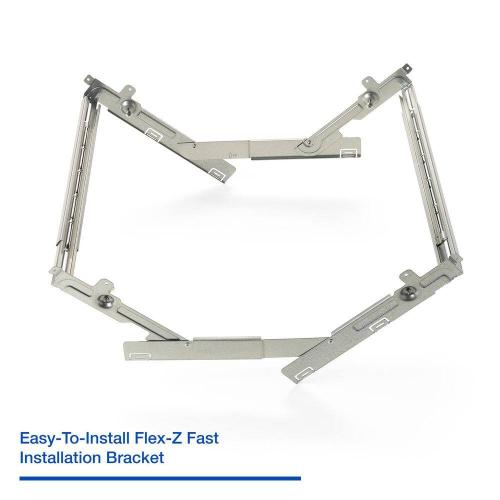 WhisperFit DC, Pick-A-Flow 50,80,110 CFM ENERGY STAR Quiet Ceiling Bathroom Exhaust Fan w/Flex-Z Fast Install Bracket