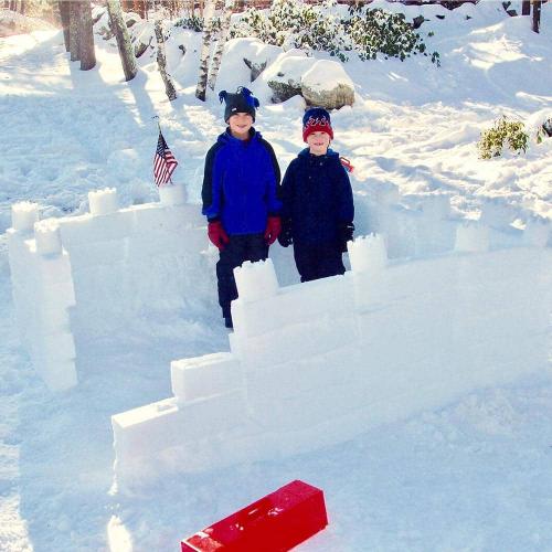 Snow Castle Kit 3 Pc Winter Snow and Beach Sand Fort Building Set