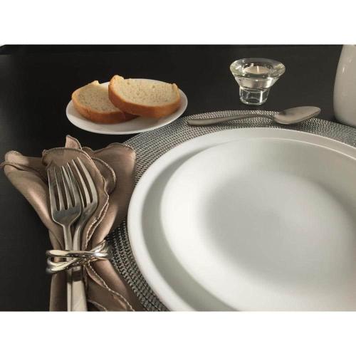 Classic 10.25-In Dinner Plates Winter Frost White (Set of 6)