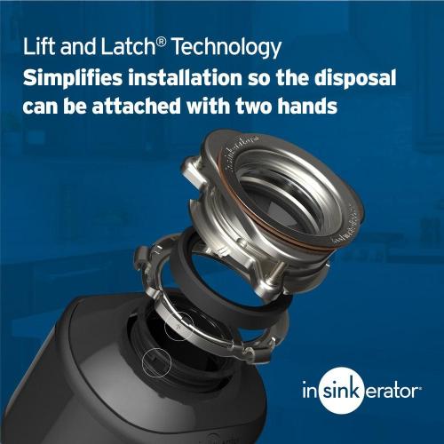 InSinkErator Badger 500, 1/2 HP Continuous Feed Kitchen Garbage Disposal, Badger Series