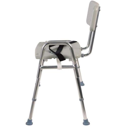 Heavy-Duty Sliding Transfer Bench with Cut-Out Seat