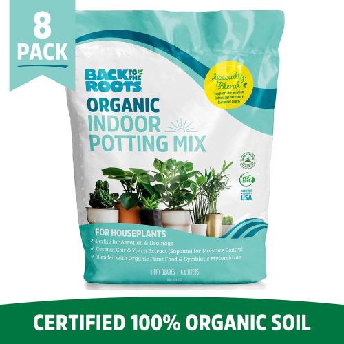 6 Quart Organic Indoor Potting Mix (2-Pack)