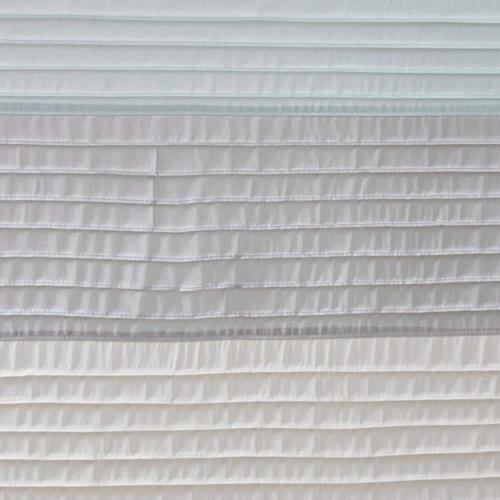 Amherst Aqua 72 in. Faux Silk Shower Curtain