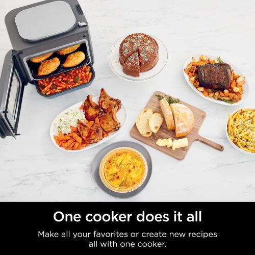 Combi All-in-1 6 Qt. Stainless Steel Electric Multi-Cooker Oven, Air Fryer 14-in-1 Complete Meals in 15-Minutes