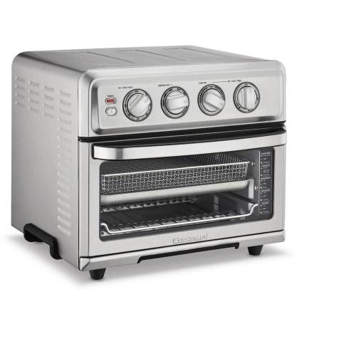 Cuisinart 1800 W Stainless Steel 0.6-cubic-foot Air Fryer Toaster Oven with Grill.(Missing parts, see the pictures)