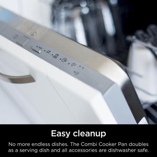 Combi All-in-1 6 Qt. Stainless Steel Electric Multi-Cooker Oven, Air Fryer 14-in-1 Complete Meals in 15-Minutes