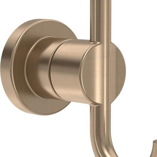 Nicoli J-Hook Robe/Towel Hook in Champaign Bronze