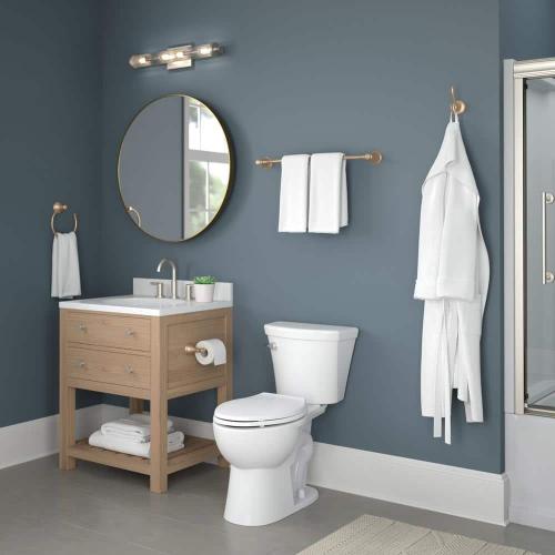 Delta Cassidy Wall Mount J-Hook Towel Hook Bath Hardware Accessory in Champagne Bronze