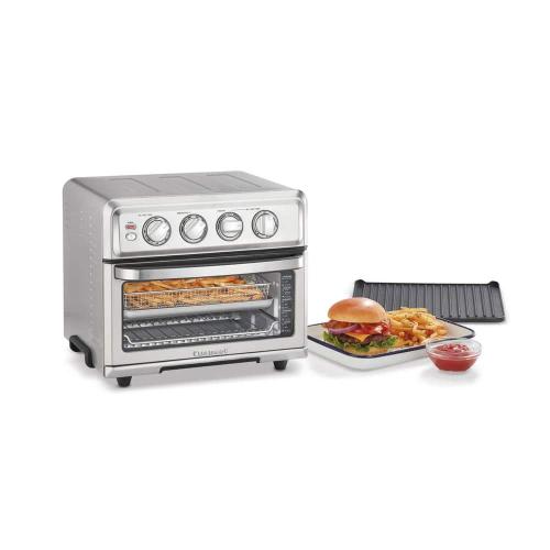 Cuisinart 1800 W Stainless Steel 0.6-cubic-foot Air Fryer Toaster Oven with Grill.(Missing parts, see the pictures)