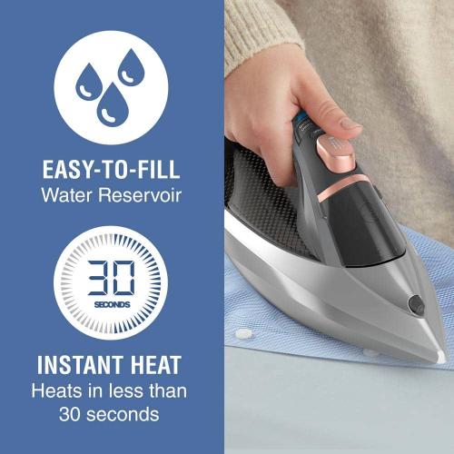 Conair Glide Lite Professional 1700-Watt Fabric Steaming Iron