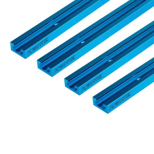 48 in. Double-Cut Profile Universal T-Track with Predrilled Mounting Holes (4-Pack)