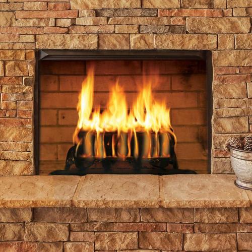 Crackleflame 4.5 lb. Indoor/Outdoor Firelogs (4-Pack), 3 Hour Burn