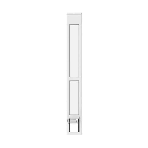 Hakuna Pets White Glass Patio Pet Door, Small