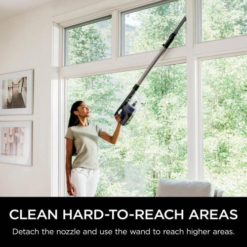 Shark Pet Bagless Cordless Washable Filter Stick Vacuum, XL Dust Cup, LED Lights, Removable Handheld, 40min Runtime in Gray