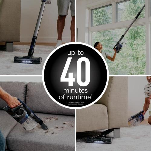 Shark Pet Bagless Cordless Washable Filter Stick Vacuum, XL Dust Cup, LED Lights, Removable Handheld, 40min Runtime in Gray