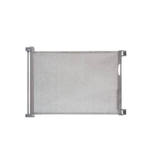 Regalo 30 in. Tall Gray Retractable Mesh Safety Gate