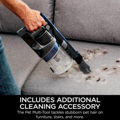 Shark Pet Bagless Cordless Washable Filter Stick Vacuum, XL Dust Cup, LED Lights, Removable Handheld, 40min Runtime in Gray