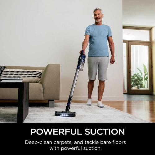 Shark Pet Bagless Cordless Washable Filter Stick Vacuum, XL Dust Cup, LED Lights, Removable Handheld, 40min Runtime in Gray