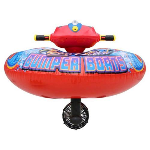 Red Aqua Blast PVC Motorized Bumper Boat Inflatable Pool Float Water Toy