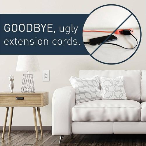 radiant In-Wall Power and Outlet Relocation Kit, White