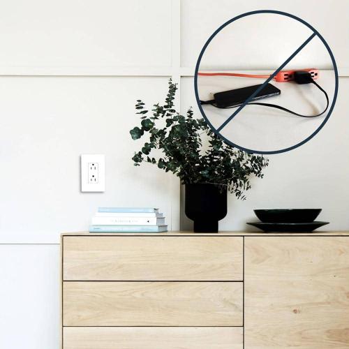 radiant In-Wall Power and Outlet Relocation Kit, White