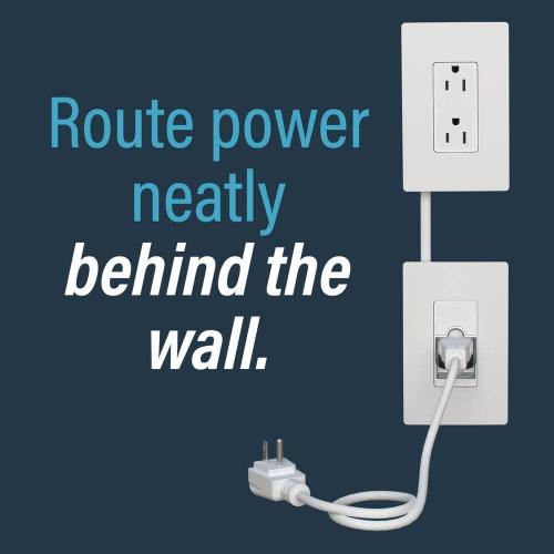 radiant In-Wall Power and Outlet Relocation Kit, White