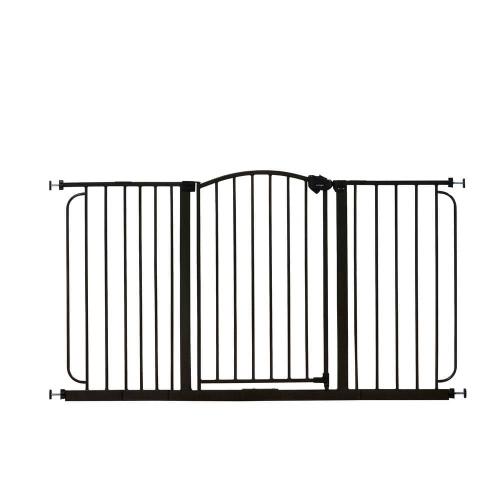Home Accents 30 in. Super-Wide Safety Gate ‼️has stains and scratches ‼️and also could possibly have missing items ‼️