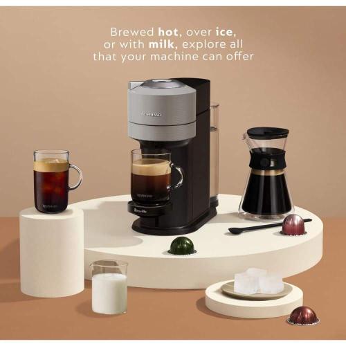 1 Cup Vertuo Next Coffee and Espresso Machine in Light Gray