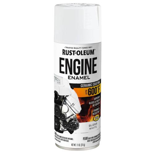 11 oz. Gloss Universal White Engine Enamel Spray Paint
