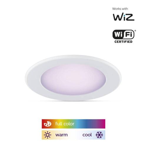 Philips 5 in. /6 in. Integrated LED Color Changing 85-Watt Equivalent Dimmable Smart Wi-Fi Wiz Recessed Light Kit (1-Pack)